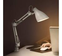 OSRAM Office Line Desk Pear Clip lamp, white, E27