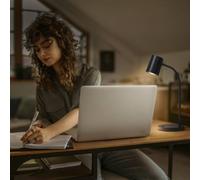 OSRAM Office Line Desk Trapezium table lamp, black, GU10