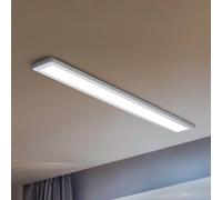 OSRAM OFFICE LINE LED ceiling light, white, 122 cm, metal