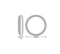 OSRAM ORBIS LONDON LED ceiling light, white, Ø 40 cm, metal