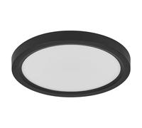 OSRAM Orbis Quickfix 195mm LED Ceiling Light, 16W, 3000K Warm White, 1200lm, Click-DIM, Black, Plastic/Metal