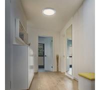 OSRAM ORBIS QUICKFIX LED ceiling lamp, Ø 32 cm, silver, ClickDim
