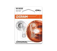 2 X Osram Original 921 12V W16W 955 T16 Wedge Brake Reverse Indicator Car Bulbs