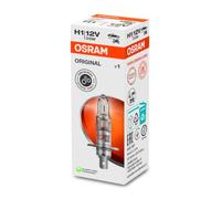 OSRAM ORIGINAL H1, halogen-headlamp bulb, 64150, 12V, folding carton box (1 piece)