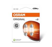 OSRAM ORIGINAL LINE 12V, C10W, halogen signal lamps, Festoon, Signal lamp, Double blister (2 lamps)
