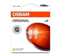 OSRAM ORIGINAL LINE 12V, Glass Wedge Base, 2721-2BL, Double blister (2 lamps), white