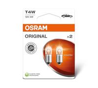 OSRAM ORIGINAL LINE 12V, T4W, Signal lamp, Metal Base, Double Blister (2 lamps)