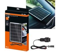 Osram Osp1000 Solar Battery Charger 12V With Obd Port Connector Trickle Panel