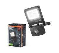 Osram Outdoor LED Floodlight with Endura Flood Sensor, 20W, 1800lm, | ENDURA® Flood Sensor Cool White PCR, Stand Luminaire and Ceiling Floodlight, Dark Grey, 30,000 h, Pack of 1
