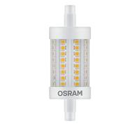 OSRAM Pack of 10 x LED LINE R7S | LED Tube: R7s, 8W = Replacement for 75W | Warm White, 2700 K