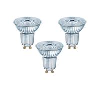Osram Par16 LED Reflector GU10 Non-Dimmable 4.3W Warm White - Set of 3 (C-4058075818392)