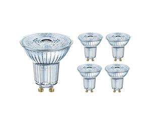 Osram Parathom LED GU10 Spot Clear 4.5W 350lm - 940 Cool White | Dimmable - Best Colour Rendering - Set of 5 - Replaces 50W