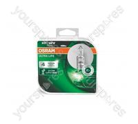 Osram Performance Bulbs H1 12v 55w 448l Long Life P145 Ultra Life 64150ult Hcb f