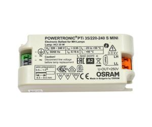 Osram Powertronc Intelligent Pti S, 35W, Ecg For Hid Lamps, 220-240V Mini