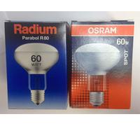 Osram/Radium Concentra 60W 230V E27 Reflector Lamp R80 Spotlight [EEK: G]