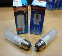 OSRAM Radium Halolux Ceram Halogen Tube Lamp E27 Matt 60W 75W 100W 230W