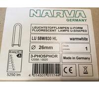 OSRAM/RADIUM/NARVA Lumilux Warm White U- Fluorescent Lamp 58W/830 U Germany