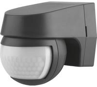 OSRAM Sensor Wall Light with 110° Motion and Light Sensor for Flush Ceiling mounting, Dark Gray, IP44 Protection, for garages and cellars