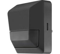 OSRAM SENSOR Wall light with 180° motion sensor and light for ceiling mounting dark grey, IP55 protection, for entrance areas