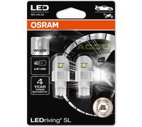 OSRAM LEDriving® SL, ≜ W16W, White 6000K, LED signal lamps, Off-road only, non ECE, Double Blister