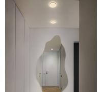 OSRAM SLIM LED recessed light, Ø 12 cm, white, metal, 3,000 K