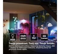 OSRAM SMART LED lamp A60 Bulb Shape B22D, 9W ZigBee 3.0, RGBW 16 Million Colors, dimmable, app Control, Alexa,4-Pack