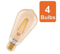 Osram Smart+ Matter E27 Filament Edison 53 Light Bulb 6W Dimmable 4 Pack