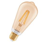 OSRAM SMART+ Matter Filament Classic Shapes Dimmable Edison 53 6W 824 Gold E27