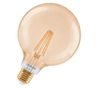OSRAM SMART+ Matter Filament Classic Shapes Dimmable Globe 53 6W 824 Filament Gold DIM E27