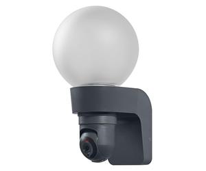 OSRAM SMART+ Outdoor wall Light with Camera, E27 Base, Track & Trace Function, Robust Glass Diffuser, Integrated Speaker, Memory Card, smart WiFi Technology, Long Life, IP44