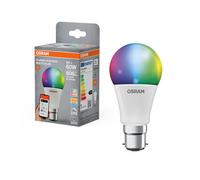 OSRAM SMART+ RGBW, B22d LED Lamp with Matte Over WiFi, Specially Developed for Alexa, Easy Setup by Click, 60 W Replacement, Warm White to Cool White