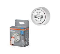 OSRAM SMART+ WiFi Alarm Siren, 90dB, 11 Alarm Tones, LED Flashing Light, USB-C, App Control, Alexa/Google Compatible, IP20