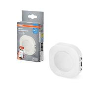 OSRAM SMART WiFi Intelligent Motion Detector for Indoor and Outdoor smart Homes, Without Cable, White, Control via app, Integrated Rechargeable Battery and Easy Charging via USB-C