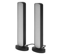 OSRAM SMART+ WiFi LED Floor lamp, Small, Black, 2X 2.5W, 2X 480lm, Adjustable White & Colored Light, dimmable, DIY & Music Rhythm Function, Long lifespan, app-controllable, 2700-6500K