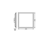 OSRAM SMART+ WiFi LED panel PLANON MAGIC, white 45 cm RGB CCT