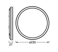 OSRAM SMART+ WiFi ORBIS ULTRA SLIM BACKLIGHT black 24 RGBW
