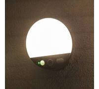 OSRAM SMART+ WiFi outdoor wall lamp ROUND, camera, sensor, grey
