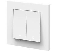 OSRAM SMART+ WiFi wall switch 2 buttons magnetic USB-C SMART+ WiFi wall switch, 2 buttons, magnetic, USB-C rechargeable, 6-month battery life, Alexa compatible, white