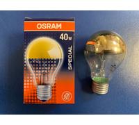 Osram Special Mirror Gold Head Mirror E27 40W Reflector Dimmable [EEK: G]