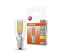 OSRAM Special T26 Fil 25 Small Special Led Lamp with E14 Base, Extremely Small Size, Twin Pack, 2.8W, 250Lm, 2700K, Warm White Light, Good All-Round Light Output, Long Life