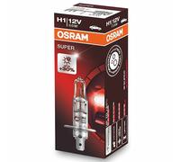 OSRAM SUPER H1 30% more light 12V 55W One Car Headlight Bulb 64150SUP