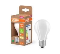 OSRAM Superstar Classic A 75 LED Bulb, Frosted Glass, 5 W, 1055 Lumen, E27, 2700 K, Warm White Diameter 60 mm.