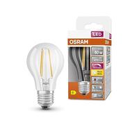 OSRAM Superstar+ Classic A Fil 40 Led Lamp, E27, Bulb Shape, 3.4W, 470Lm, 2700K, Warm White Light, Reduced Blue Component, Low Eye Strain, Dimmable, Low Energy Consumption