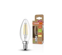 OSRAM Superstar+ Classic B Fil 40 Led Lamp, E14, Mini Candle Shape, 2.5W, 470Lm, 2700K, Warm White Light, Led Filament Technology, Very Low Energy Consumption, Energy Efficiency Class B
