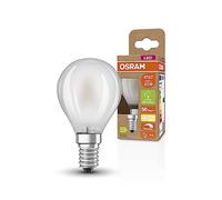 OSRAM Superstar+ Classic P Glfr 40 Led Lamp, E14, Mini Ball Shape, 2.9W, 470Lm, 2700K, Warm White Light, Dimmable, Led Filament Technology, Very Low Energy Consumption, Energy Efficiency Class B