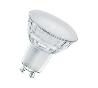 OSRAM Superstar dimmable LED lamp with Especially high Colour Rendering (CRI90), GU10-base Clear Glass,Warm White (2700K), 575 Lumen, 46W-Replacement, dimmable, 1-Pack