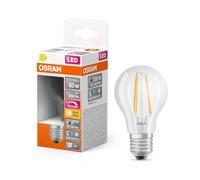 OSRAM Superstar dimmable LED lamp with Extra high Colour Rendering (CRI90), E27-base Filament Optics,Warm White (2700K), 806 Lumen, 60W-Replacement, dimmable, 1-Pack