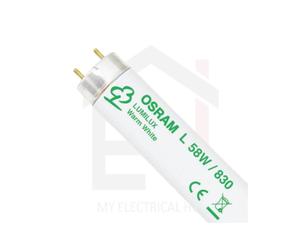 Osram T8 Fluorescent Tube 58W 5ft 3000K - Warm White