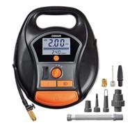 Osram TYREinflate 6000 Wireless Rechargeable Tyre Inflator and Air Pump with LED Light and Deflation Function, Portable Compressor Auto Stop Power Supply via 12V Socket in Car