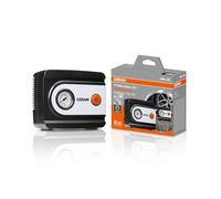 OSRAM TYREinflate 611 Essential Analogue Tyre Inflator, Tyre Inflation in 4.5 Minutes, 60 cm Long Hose, Adapter Included